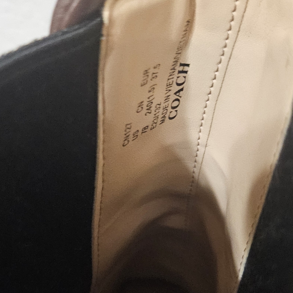 Coach Geneva Heeled Leather Booties - Picture 6 of 7